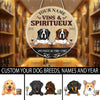 89Customized Vins & Spiritueux Dogs Customized Wood Sign