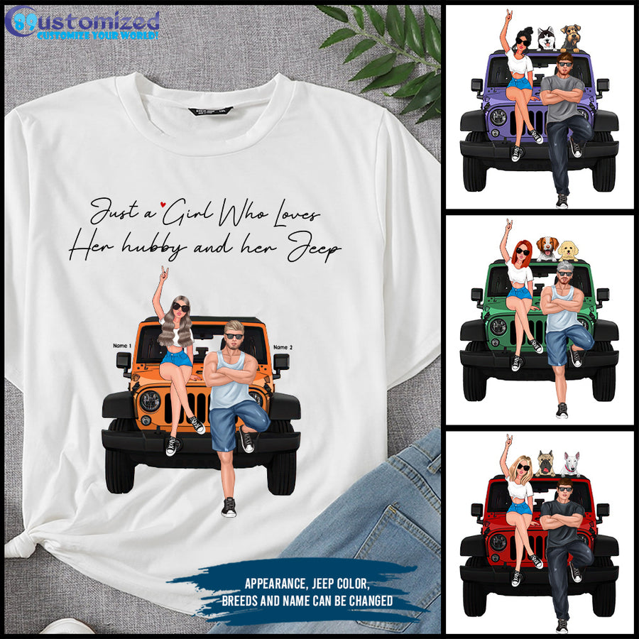 Just A Girl Who Loves Traveling With Jeep Personalized Jeep Tumbler, Gift  for Jeep Lovers 