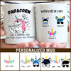 89Customized Personalized Mug Family Dadacorn But More Cooler Unicorn