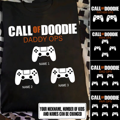 89Customized Call of Doodie Daddy ops personalized shirt