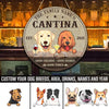 89Customized Cantina dogs Good Friends - Good drinks - Good times Customized Wood Sign