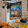 89Customized Dogs/Cats Happy Halloween Personalized Garden Flag