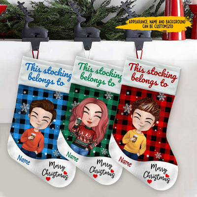 89Customized This Stocking Belongs To Personalized Christmas Stocking