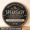 89Customized The Speakeasy Customized Wood Sign