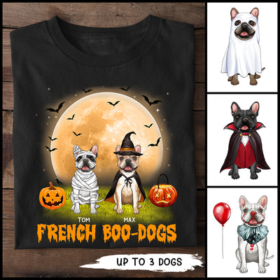 89Customized French Boo-Dog Halloween Personalized Shirt