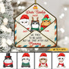 89Customized Dear Santa Cats Personalized Ornament