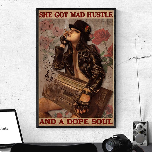 She Got Mad Hustle Music Poster