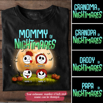 89Customized Family of nightmares personalized shirt