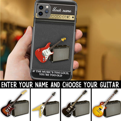 89Customized 3D amp guitar personalized phone case