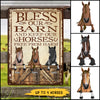 89Customized Bless Our Barn And Keep Our Horses Free From Harm Personalized Metal Sign