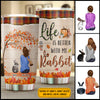 89Customized Life is better with my rabbit Bunny Lovers Personalized Tumbler