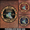 89Customized I play poker I drink Gin and I know things Customized Wood Sign