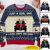 89Customized Just A Girl Who Loves Jeeps And Dogs Personalized Ugly Sweater