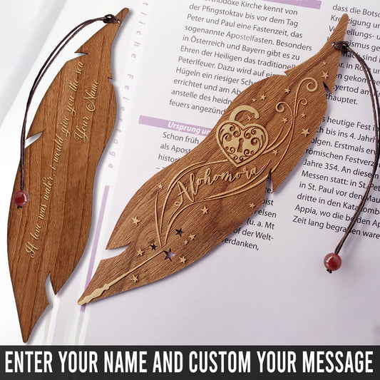 89Customized Alohomora personalized bookmark
