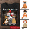 89Customized Friends Horror Cat Personalized Tshirt