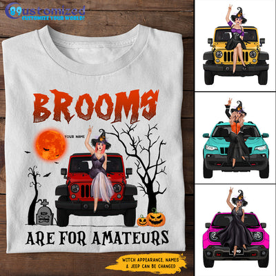 89Customized Jeep Girl Brooms Are For Amateurs Personalized Shirt