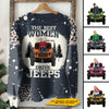 89Customized The Best Woman Drive Jeeps Bleached Personalized 3D Sweater