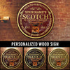 89Customized Scotch whisky & cigar lounge Customized Wood Sign