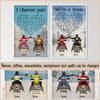 89Customized Snowmobiling Couple Personalized Poster 4