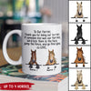 89Customized Thank you for being my farrier personalized mug