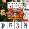 89Customized Sisters I'll be there for you personalized ornament