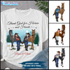 89Customized Thank God For Horses And Friends Personalized Shirt