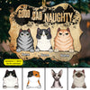 89Customized The Good The Bad The Naughty For Cat Lover Personalized Ornament