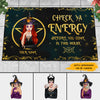 89Customized Check ya energy before you come in this house Witch Customized Doormat