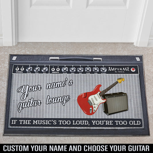 89Customized Guitar lounge 3D AMP personalized doormat