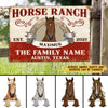 89Customized Horse Ranch Personalized Printed Metal Sign