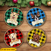 89Customized Christmas Bone Personalized Dog Ornament