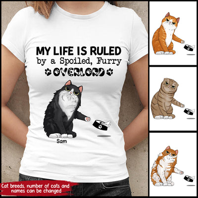 89Customized My Life is Ruled By A Spoiled Furry Overlord 2 personalized shirt