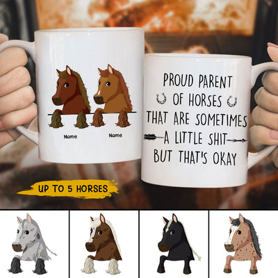 89Customized Naughty Horse Personalized Mug