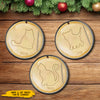 89Customized Christmas Cats Honeycomb Challange Personalized Ornament