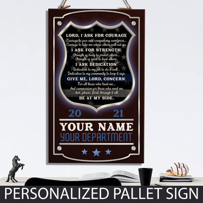 89Customized Personalized Be At My Side Pallet Sign