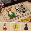 89Customized I put a spell on you personalized doormat