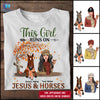 89Customized This girl runs on Jesus and Horses Autumn Customized Shirt