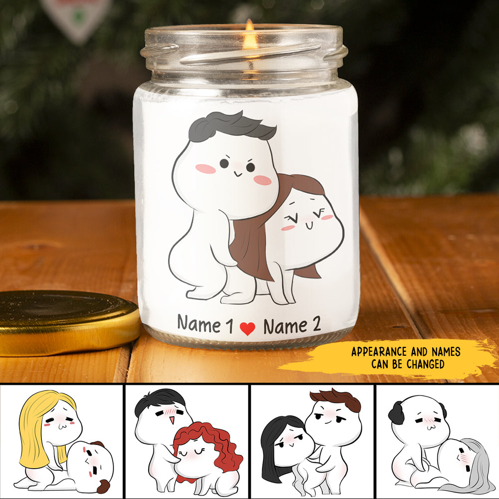 89Customized Couple Personalized Candle