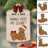 89Customized Naughty Gingerbread Personalized Ornament