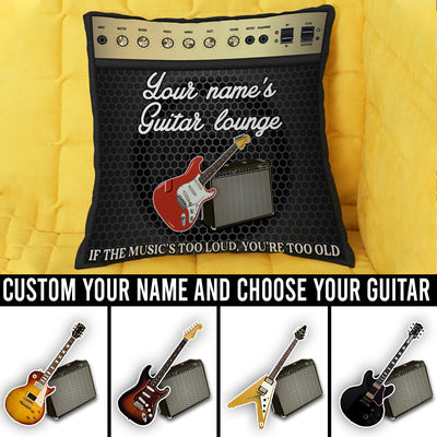 89Customized 3D amp guitar personalized pillow