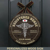 89Customized Personalized Registered Nurse Wood Sign