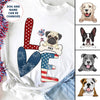 89Customized American Flag Dog Personalized Shirt