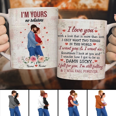 89Customized I love you more than the bad days ahead of us Valentine's Day Gift for Lovers Husband Wife Couple Personalized Mug