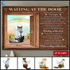 89Customized Waiting At The Door Cat Memorial Personalized Poster