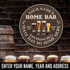 89Customized Hate has no home here beer bar personalized wood sign