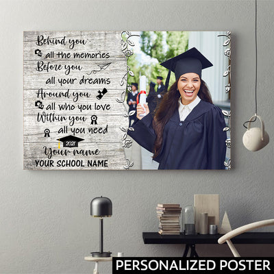 89Customized Personalized Poster Behind You Senior 2021