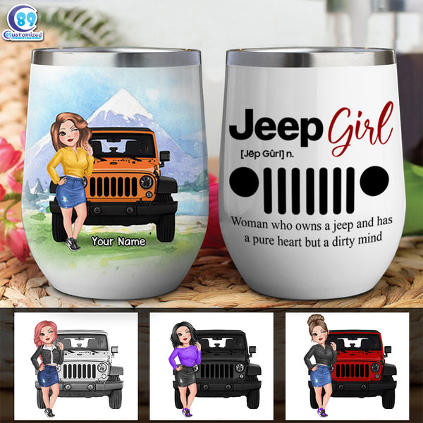 I like it dirty Jeep Sublimated Tumbler