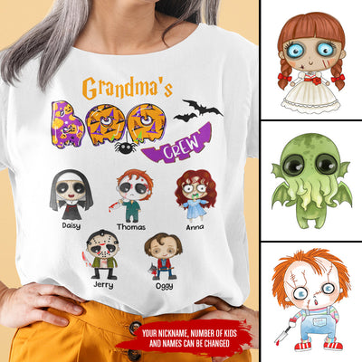 89Customized Grandma's Bootiful crew personalized shirt