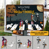 89Customized Welcome to our nightmare 3 personalized printed metal sign