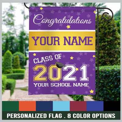 89Customized Personalized Flag Congratulations 2021 Grad School